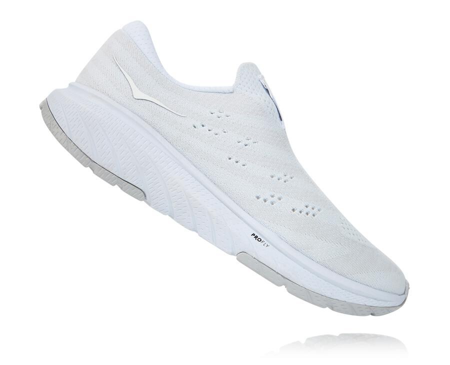 Zapatos Para Caminar Hoka One One Mujer Blancos - Cavu 3 Slip - BXKL26810